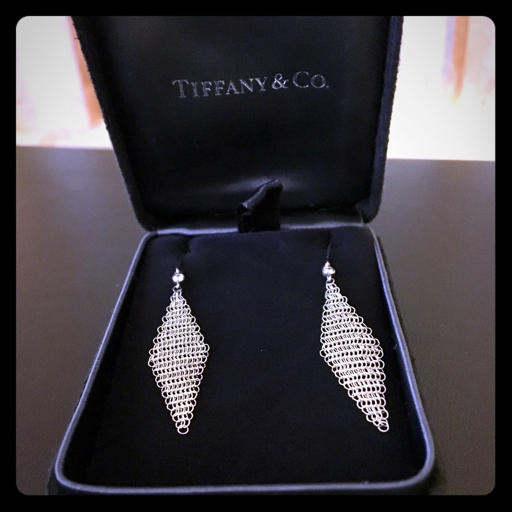 Tiffany & Co Earrings Silver/Diamonds